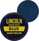 Lincoln Shoe Polish Wax - 2-1/8 oz | Made in USA Since 1925 | Blue — 1