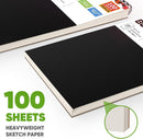 Soucolor Sketch Book,3 Pack 9"x12" Sketchbook for Kids Drawing Paper Pad | Black | 9" x 12" (Pack of 3) — 4