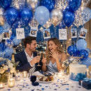 Blue Balloons Latex Balloons 100 Pack, 12 Inch Round Helium Light Blue Party Balloons for Bridal Shower Wedding Birthday Baby Shower Anniversary Party Decorations — 8