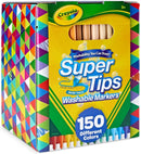 Crayola Super Tips Washable Markers for Kids 150ct, Bulk Coloring Markers | 150 Count (Pack of 1) — 4