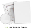 4 Packs Stretched Canvases for Painting with 3x5in,5x7in,8x10in,10x12in, Primed Canvas,Blank Painting Canvas for Oil & Acrylic Paint. | 4 Packs - 4 Sizes (3x5 5x7 8x10 10x12) — 2