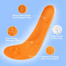 Steppers Insoles for Men & Women, 2026 New 4D Memory Foam Cloud Footstr Insoles, Comfortable & Breathable Massage Shoe Inserts with Arch Support for Foot Pain & Fatigue (Orange, US M 7-11/W 8.5-13.5) — 4