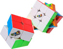 Rubik's Cube, 3x3 Magnetic Speed Cube & 2x2 Magnetic Speed Cube 2-Pack, Problem-Solving Challenging Brain Teaser Fidget Toy for Ages 8+ — 2
