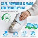 Sneaker Cleaning Wipes, Dual-Sided Instant Shoe Cleaner Wipes for White Sneakers, Waterless Shoe Cleaning Wipes for Leather, Canvas, Mesh & Rubber, Individually Wrapped Travel Shoe Wipes, 35 Count — 6