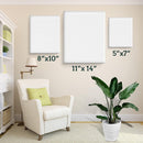 3 Pack Canvases for Painting with Multi Pack 11x14, 5x7, 8x10, Painting Canvas for Oil & Acrylic Paint | 3 Packs - 3 Sizes (1 of Each) — 6