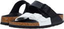 Birkenstock Birko-Flor Patent Eggshell/Offwhite Women's Arizona Sandals by Birkenstock – Multi — 1