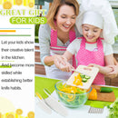 TAORISH 4 Pcs Kids Knife Set, Kids Kitchen Knife with Crinkle Cutter, Serrated Edges Plastic Toddler Chef Knife for… — 7