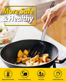 Pack of 2 Silicone Solid Turner, Non Stick Slotted Kitchen Spatulas, High Heat Resistant BPA Free Cooking Utensils,… — 4