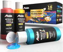 ABEIER Metallic Acrylic Pouring Paint Set, 18 Colors x 2 oz, Pre-Mixed | metallic colors — 1