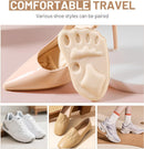 5 Pairs Metatarsal Pads for Women Men, Breathable Shoe Inserts, Ball of Foot Cushions, Relieve Foot and Comfort, One Size Fits Any 7