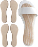 2 Pairs Gel Cushion High Heel Inserts, Self-Adhesive Sandal Inserts Insoles Women, New Anti Slip Design, 3/4 Invisible Dress Shoe Inserts, Shock Absorption Pain Relief, 2 Beige Women 5-8 — 1
