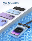 Lamicall Waterproof Phone Pouch, [Easy Lock] IPX8 Water Proof Phone Case photo 6