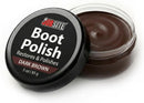 JobSite Premium Leather Boot & Shoe Polish Cream - Restores, Conditions & Polishes - 3 oz | Dark Brown — 1