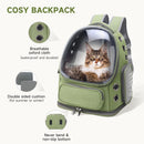 Cawypety Cat Backpack Carrier, Breathable Cat Carrier Large Space Bubble Pet Backpack for Kitty Small Dog up to 15lbs, Transparent & Foldable Pet Carrier for Travel Hiking — 6