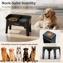 URPOWER Mess Proof Elevated Dog Bowls 4 Height Adjustable Raised Stand — 7