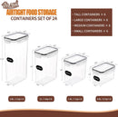 PRAKI Airtight Food Storage Containers Set with Lids - 24 PCS, BPA Free…