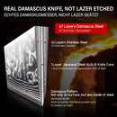 SHAN ZU Chef Knife 8 Inch Japanese Steel Damascus Kitchen Knife