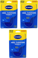 Dr. Scholl's Massaging Gel Heel Cushions for Women Size 6-10 - 1 PR, Pack of 3 — 1