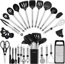 Kitchen Utensil Set-Silicone Cooking Utensils-33 Kitchen Gadgets & Spoons for Nonstick Cookware-Silicone and… — 1