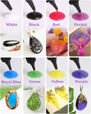 LET'S RESIN UV Resin Kit, 18 Dark Colored UV Resin Craft Set — 5