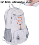 Nerlion 35L Hiking Backpack Travel Backpack for Men Women Camping Waterproof Outdoor Hiking Daypack Lightweight Backpack Silver Orange — 7