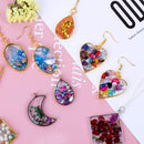 Shynek 60Pcs Hollow Frame Pendants - Resin Craft Bezels Jewelry Molds for Necklaces and Earrings Making Supplies — 8