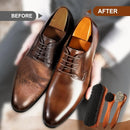 4Pcs Shoe Shine Kit, Horsehair Brush for Cleaning and Polishing — 5