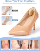 5 PRS Suede Heel Grips for Men Women - Pads for Big Shoes (Beige) - A1-beige — 2