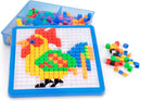 Playkidz: Pegture Set with 505 Larger Pieces + 12 Design Cards. Mosaic Puzzle Toy Set, Creative Skills Development, Educational Learning Toys for Kid. Great Gift for Boys & Girls. — 5