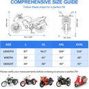 NEVERLAND Motorcycle Cover Waterproof Outdoor All Weather Protection Black