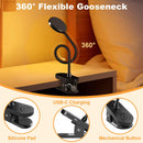 Rechargeable Clip on Light for Bed, 61 LED Cordless Reading Lamp with 3 Color Modes & 10 Brightness Levels, Portable… — 8