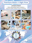 Jarezina 64OZ Epoxy Resin Kit, 1:1 Easy Mix Casting Resin for Crafts — 4