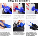 Shoe Stretcher, Plastic Pair of 4-way Adjustable Shoe Expander Shoe Tree Widener for Wide Feet Bunions | blue — 4