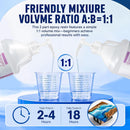 LEEYA RESIN Epoxy Resin1 Gallon Kit，Bubble Free & Non-Toxic 2 Part Resin — 3