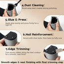 2-in-1 Rubber Shoe Heel Repair Kit with Cutter, Rasp File, Heavy Duty Glue & Shoe Nails, Anti-Slip Heel Pads for… — 5