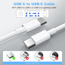 USB C to USB C Charging Cable for Apple 2Pack 6ft 60W for iPhone 18/17/16 8