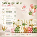 Housewarming Party Decorations, 40Inch Beige Home Balloon Banner | Ivory Sage Green Dusty Pink Metallli Gold Home — 7