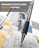 Metal Mechanical Pencil Set with Case, 6-Pack 0.7mm Medium Point | 6 Count (Pack of 1) — 7