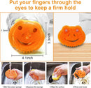 5 Pack Scrub Sponge, Dual-Sided Temperature Controlled Kitchen Sponge for Dishes, Frog Bulk Sponges Household… — 6