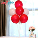 JOYYPOP 8 Sets Balloon Stand Kit For Table, Balloon Sticks with Base | Clear — 5