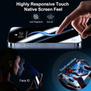 QHOHQ for iPhone 18 Pro Privacy Screen Protector, 9H+ Tempered Glass, 3+3P photo 6
