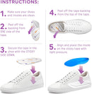 Heel That Pain® Insole Sticky Tape (2 Pairs) - Double Sided Adhesive for Shoe Insoles and Heel Cups, Keeps Orthotic Inserts in Place - One Size Fits Most — 6