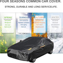 Full Car Covers for Sedan, Car Cover Waterproof All Weather Windproof Dustproof UV Protection Scratch Resistant Indoor Outdoor Univers — 7
