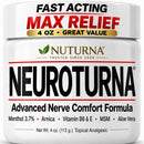 Nuturna Neuropathy Nerve Cream - Fast Acting Relief & Recovery Cream for Feet, Hands, Legs & Toes - Ultra Strength Menthol, Arnica, Aloe Vera, MSM - Non-Greasy, Soothing Comfort - 4 oz — 1
