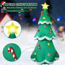 7 FT Tall Christmas Inflatables Tree Decorations Outdoor, Blow up Christmas Tree Yard Decor with LED Lights Star Treetop & Colorful Candy for Xmas Holiday Party Indoor Garden Patio Display Hall Lawn — 3