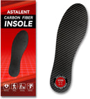 Carbon Fiber Insole 1 Pc, Rigid Thin Foot Plate Shoe Insert for Men Women, Support Turf Toe, Foot Fractures, Morton's Toe, Morton Extension, Hallux Rigidus and Limitus - Alternative to Post Op Shoe - Black-1 Unit (Flippable Design) — 1