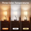 Fenmzee 18" Bedside Lamps for Bedroom Set of 2 - Table Lamp for Nightstand — 5