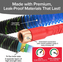 Pocket Hose Ballistic Double UV 50 FT Expandable Garden Hose, Pocket Pivot — 7