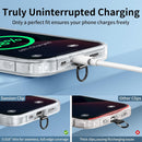 Phone Lanyard Tab, Heavy Duty Tether Tab for iPhone & Android, Metal Lanyard Patch & Strap Adapter, 44lbs Load Capacity, Universal Phone Case Insert for Strap & Charm (Black+Black) photo 4