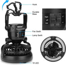 Odoland Portable LED Camping Lantern with Ceiling Fan - Hurricane Emergency — 4